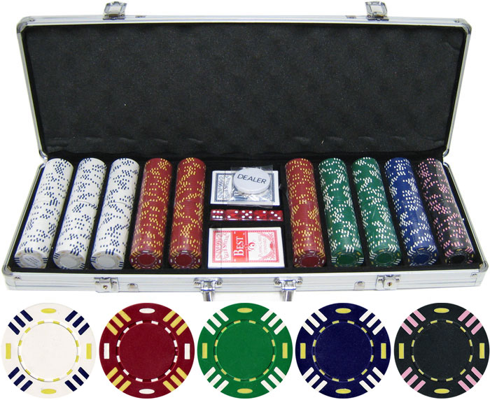 clay poker chip set